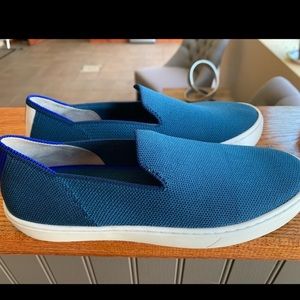 Beautiful Teal Slip on Rothy’s Worn Once